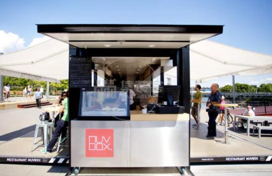 濟南甸柳小區集裝箱移動板房售貨亭 濟南甸柳小區集裝箱移動板房售貨亭